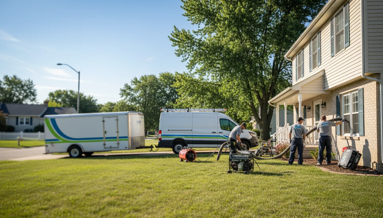 Flooded Basement Restoration And Cleanup With Repair in Abilene, KS near me